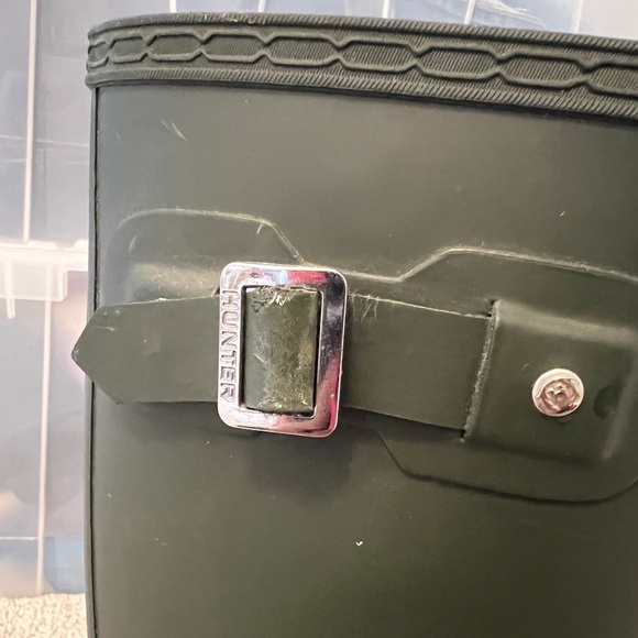 Hunter Dark Green Tall Rain Boots - Picture 5 of 7